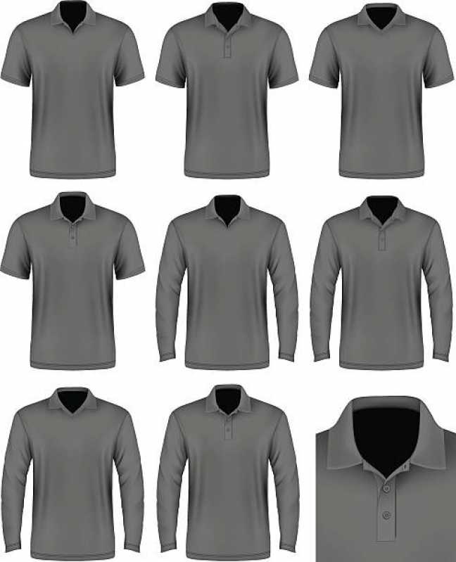 Camisa Polo para Uniforme Adrianópolis - Camiseta Polo Masculina com Bolso para Empresa