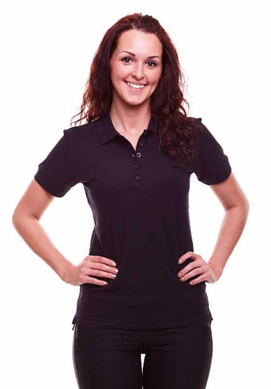 Camiseta Polo Feminina para Empresa Atacado Bom Retiro - Camiseta Polo Feminina Uniforme para Empresa em Atacado