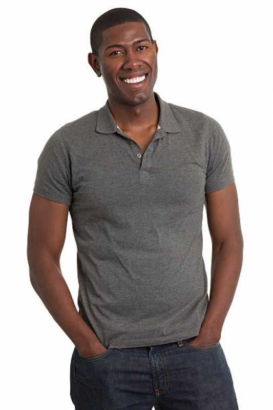 Camiseta Polo Masculina com Bolso para Empresa Almirante de Tamandaré - Camiseta Polo para Empresa